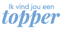 Partoukinderopvang compliment topper complimentendag partou Sticker