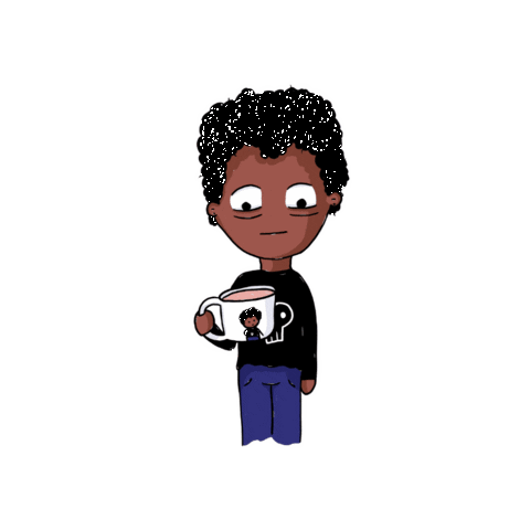 Art Coffee Sticker