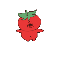 ashrohse tired explosion frustrated tomato Sticker