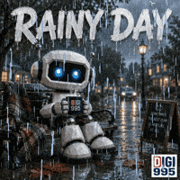 Rainy Day Animated Gif GIF by Digi 995