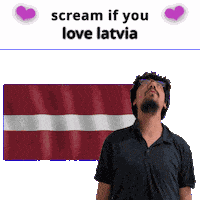 Latvia Flag Lv Sticker