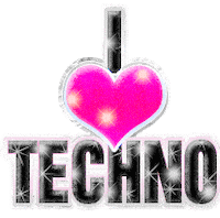 Techno Sticker