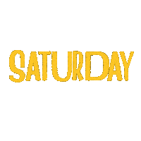 Saturday Morning Illustration Sticker