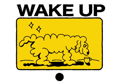 Wake Up Dog GIF by Francisco Negrello