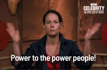 power people GIF by I'm A Celebrity... Get Me Out Of Here! Australia