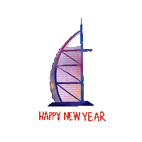 New Year Fireworks Sticker by ISSABLACK