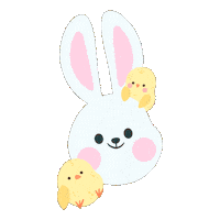 Bunny Easter Sticker
