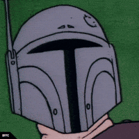 Boba Fett Nod GIF by Boba Fett Fan Club