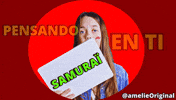Pensando En Ti Samurai GIF by amelie