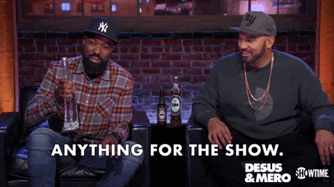 The Kid Mero Cheers GIF by Desus & Mero