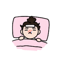 itsmiana cute reactions tired sleep Sticker