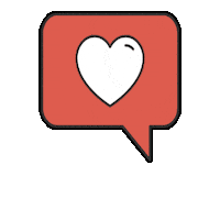 brunacelegato love new pink red Sticker