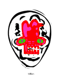 Animation Wow Sticker by Miron