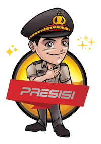 divisihumaspolri polisi polri presisi kepolisian Sticker