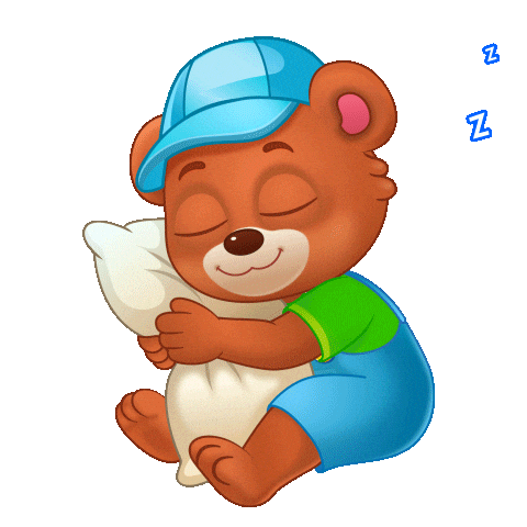 Tired Good Night Sticker by Lucas and Friends by RV AppStudios