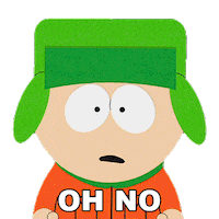 Kyle Broflovski No Sticker by South Park