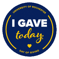 Day Of Giving Uofr Sticker by University of Rochester