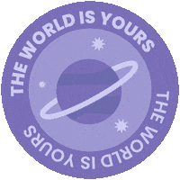 Space Stars Sticker by Lo Harris