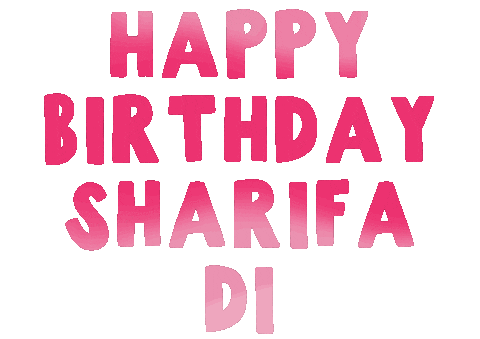 Happy Birthday Pink Sticker