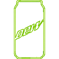 Soda Pepsico Sticker by Mountain Dew