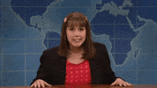 vanessa bayer smile GIF by Saturday Night Live