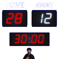 12 Away Sticker