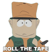 Jimbo Roll The Tape Sticker by South Park