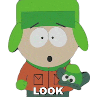 Look At This Kyle Broflovski Sticker by South Park