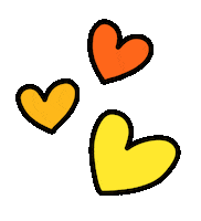 Cute Hearts Love Sticker by Andreea Illustration