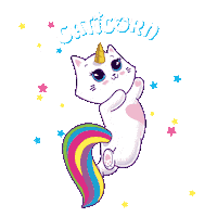 Cat Rainbow Sticker by Kelloggs_de