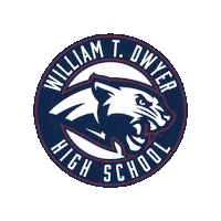 Panthers Sticker by Dwyer High School