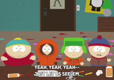 eric cartman art GIF by South Park 