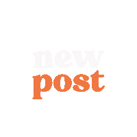 daniellendesignsco new new post post orange Sticker