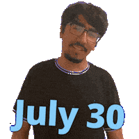 July 30 Sticker
