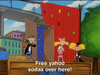 hey arnold nick splat GIF