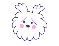 Dog Chien Sticker by Marie Boiseau
