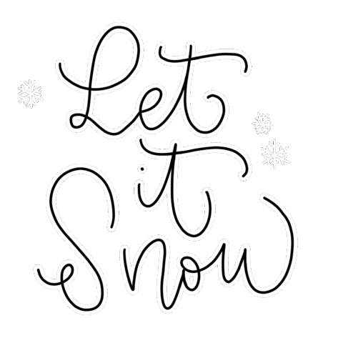 Let It Snow Sticker