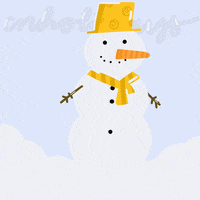 Bee Snowman GIF by cnhkeyclub
