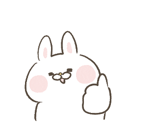 okara-donut giphyupload good nice rabbit Sticker