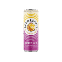 drinkloudlemon lemon island jam pineapple Sticker