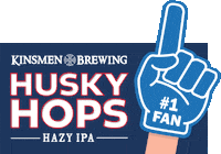 kinsmenbrewing craftbeer kinsmenbrewing huskyhops huskyhopsipa Sticker