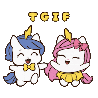 Friday Night Sticker by Brave Unicorn