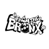 FromTheBronx new york graffiti bronx spray paint Sticker