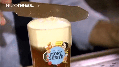 beer belgium GIF by euronews