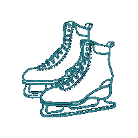Skates Schlittschuhe Sticker by Der SKATE Club