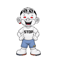 Please Stop Sticker by Zhot