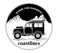 coastlineswetsuits travel water beach australia Sticker