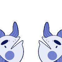 itscosmiccosmic cosmic comet blue dog comet the blue dog Sticker