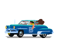 bajanda summer beach sun ride Sticker