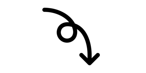 Arrow Point Sticker by Tuuli Plans